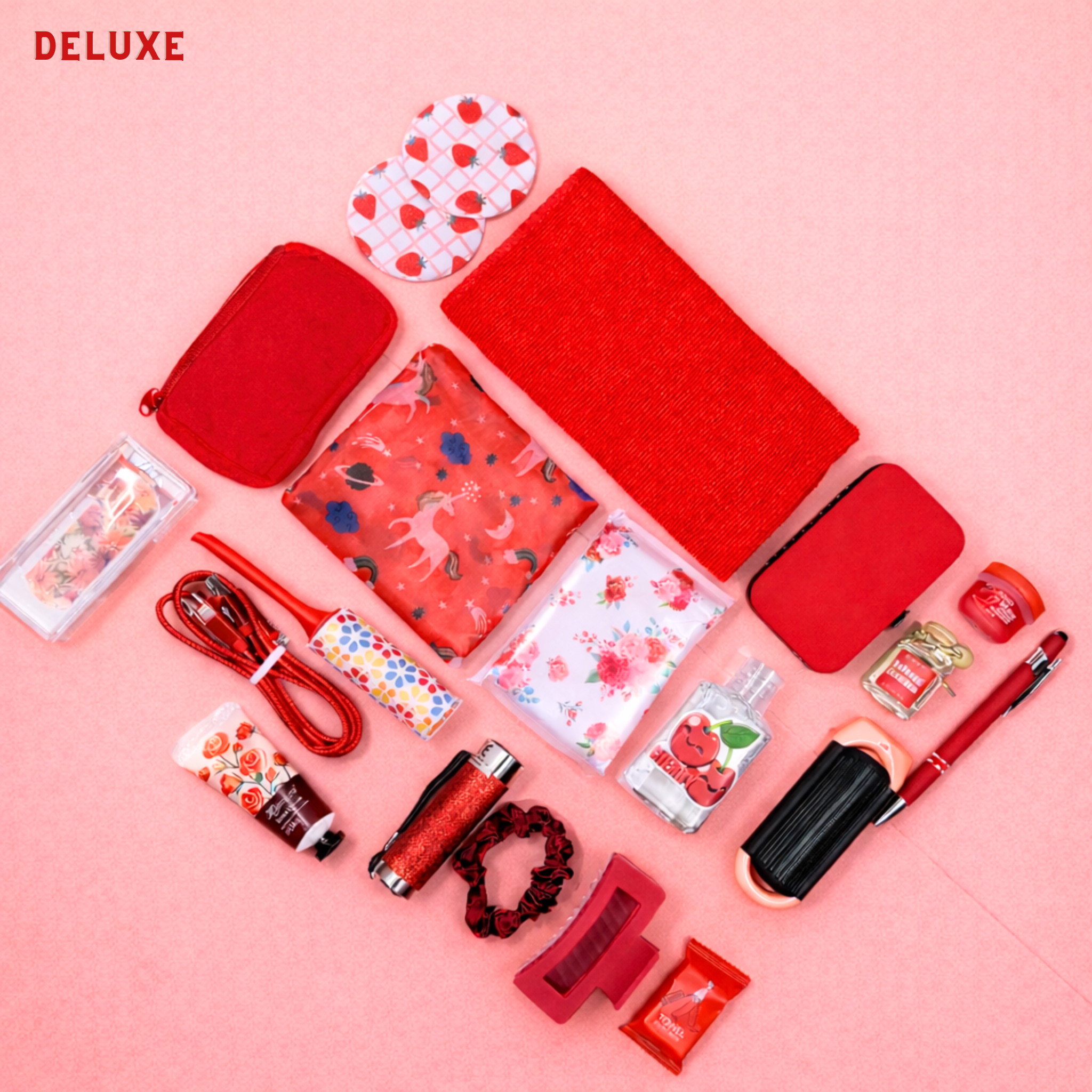 The Car Essentials Kit - Red