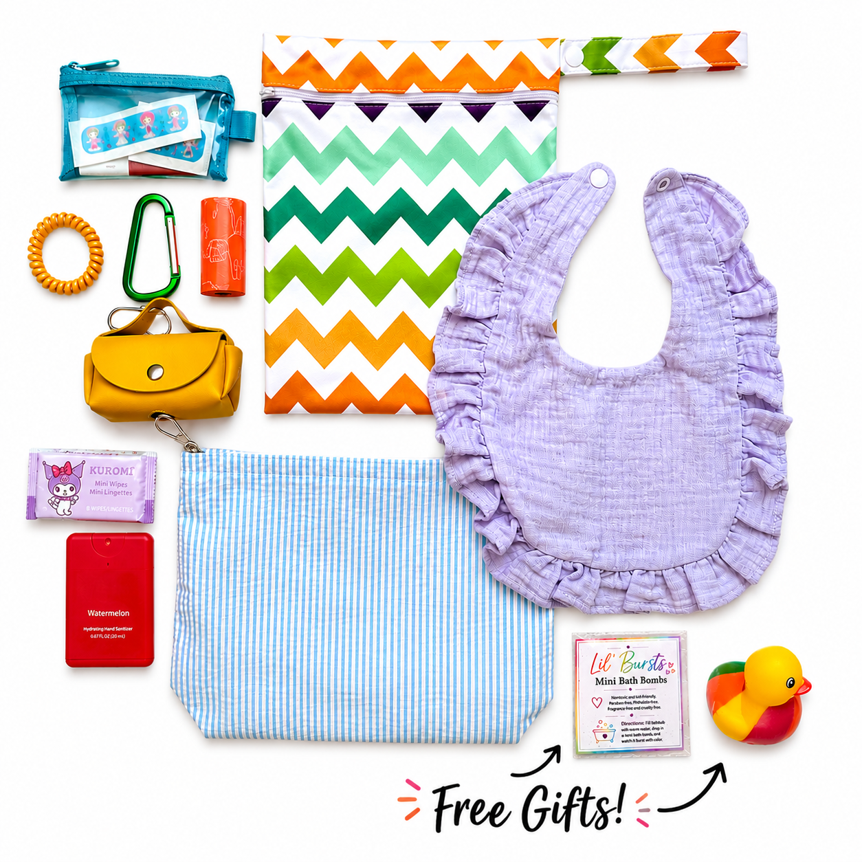 The Diaper Bag Essentials Kit - Rainbow Edition