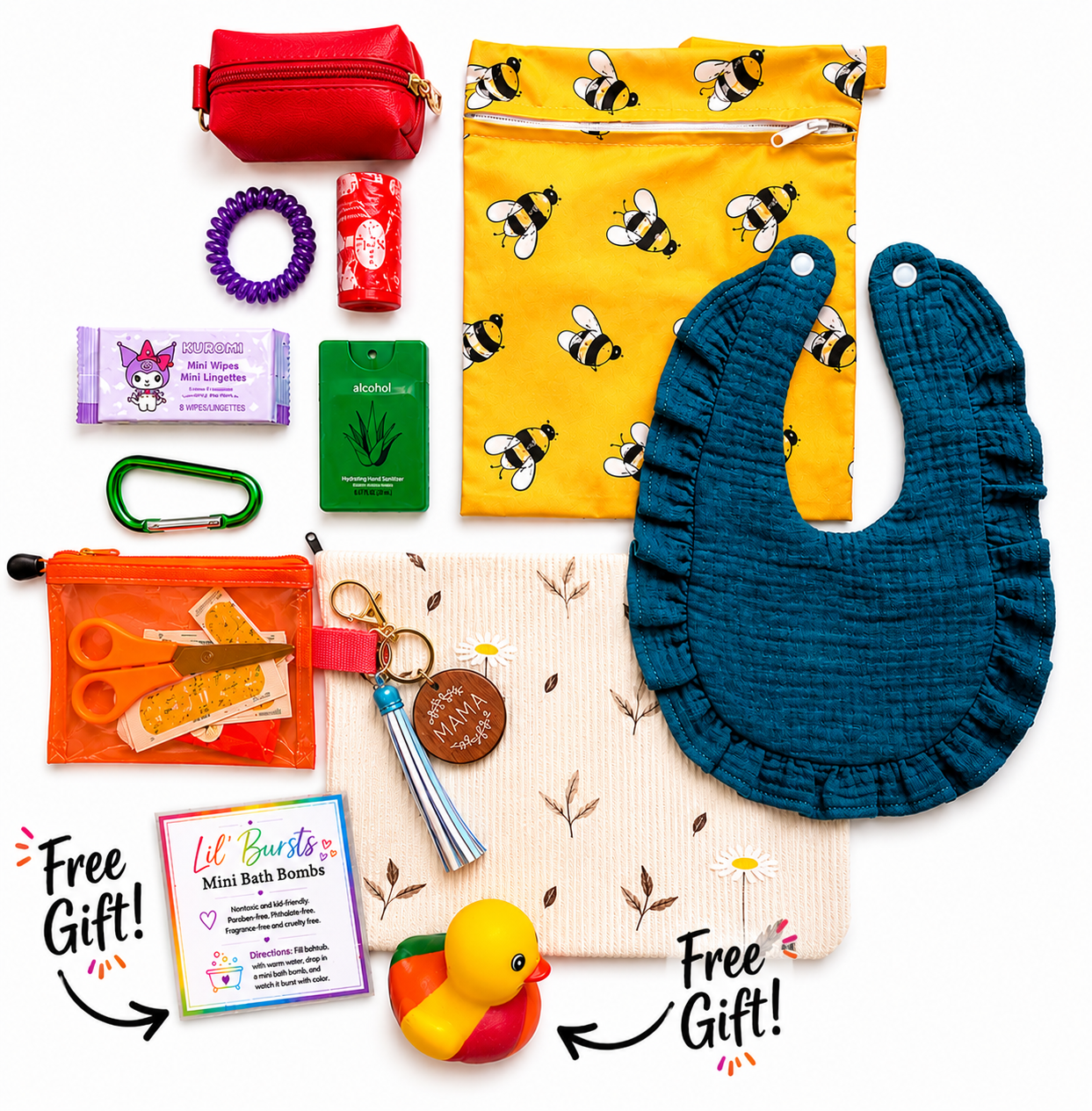 The Diaper Bag Essentials Kit - Rainbow Edition