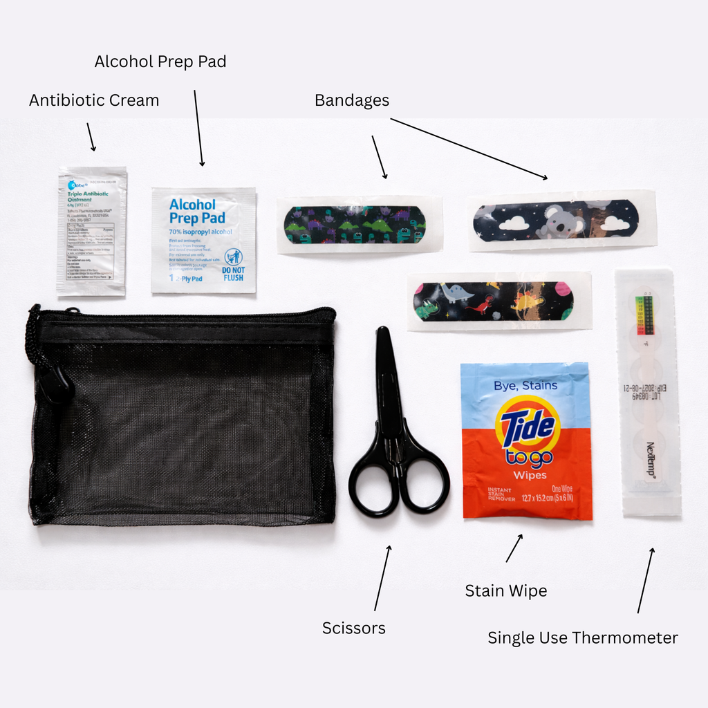 The Diaper Bag Essentials Kit - Black & White