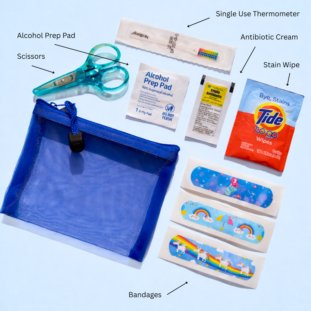 The Diaper Bag Essentials  Kit - Blue
