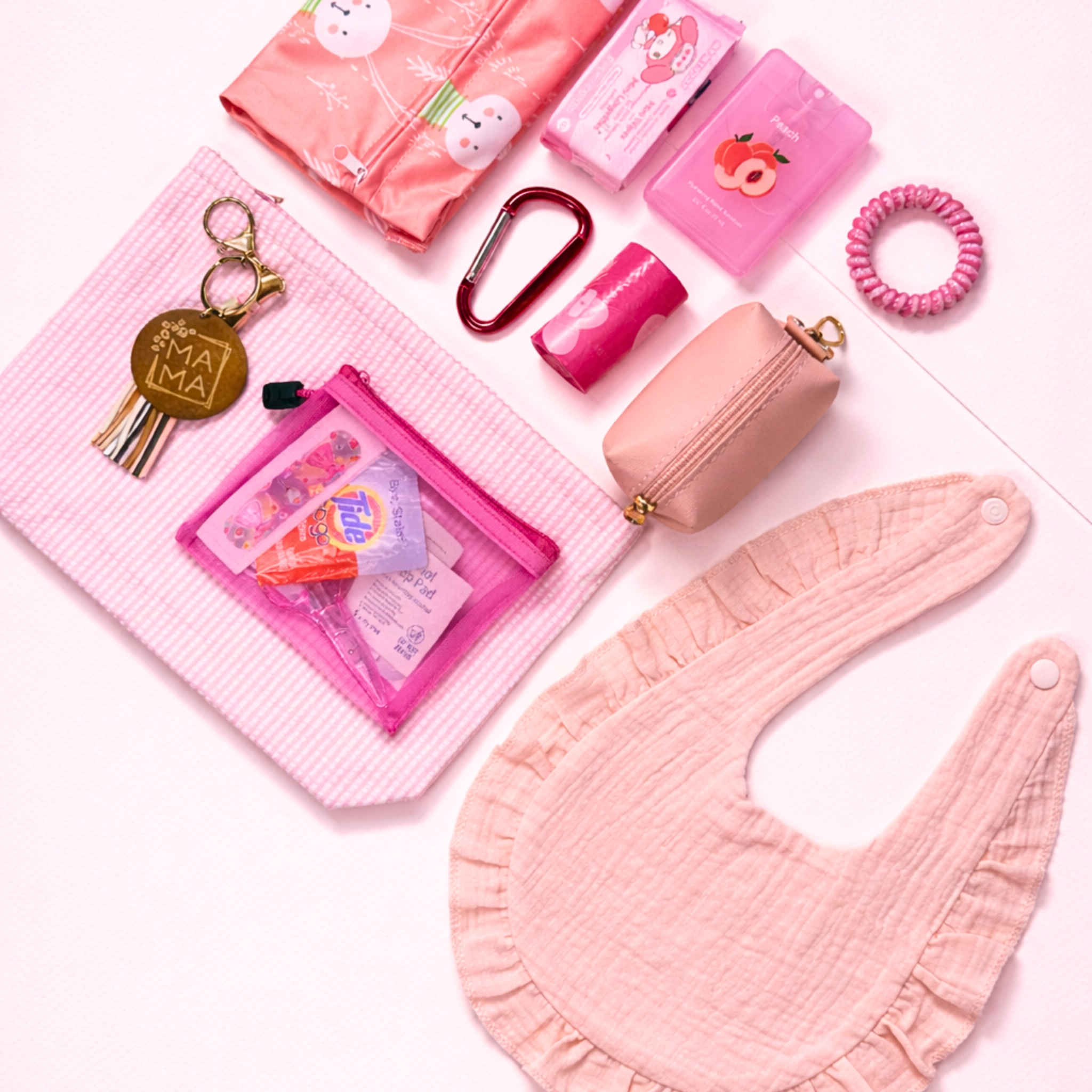 The Diaper Bag Essentials Kit - Pink