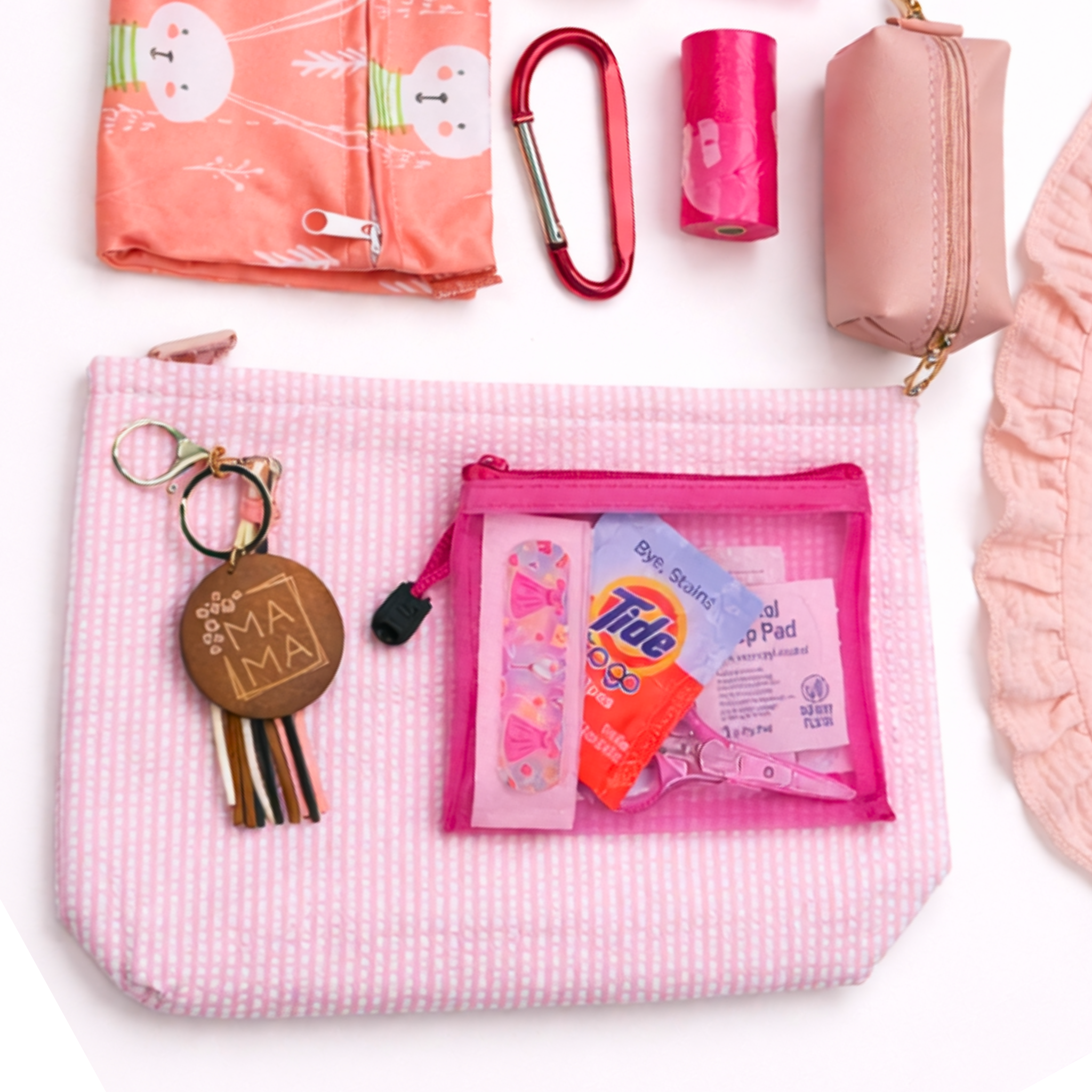 The Diaper Bag Essentials Kit - Pink