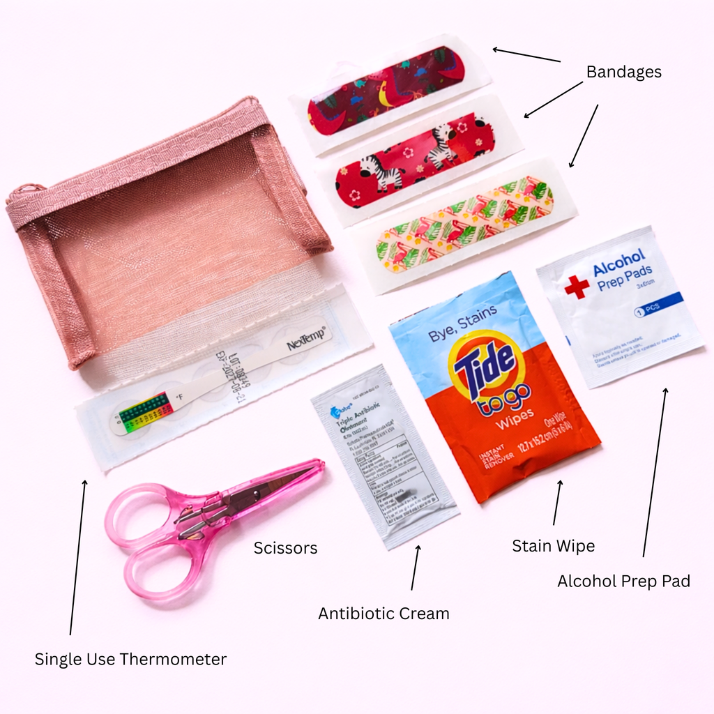 The Diaper Bag Essentials Kit - Red