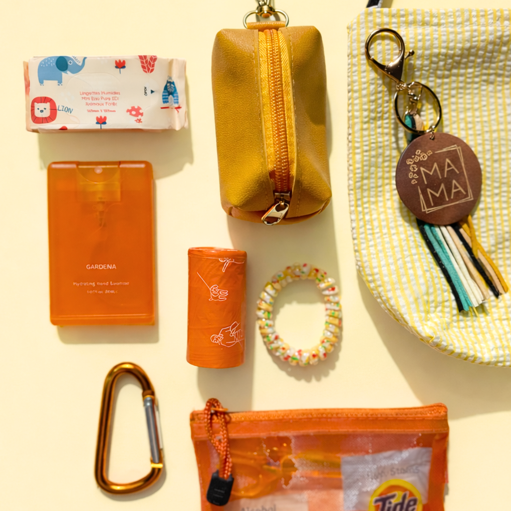The Diaper Bag Essentials Kit - Yellow/Orange