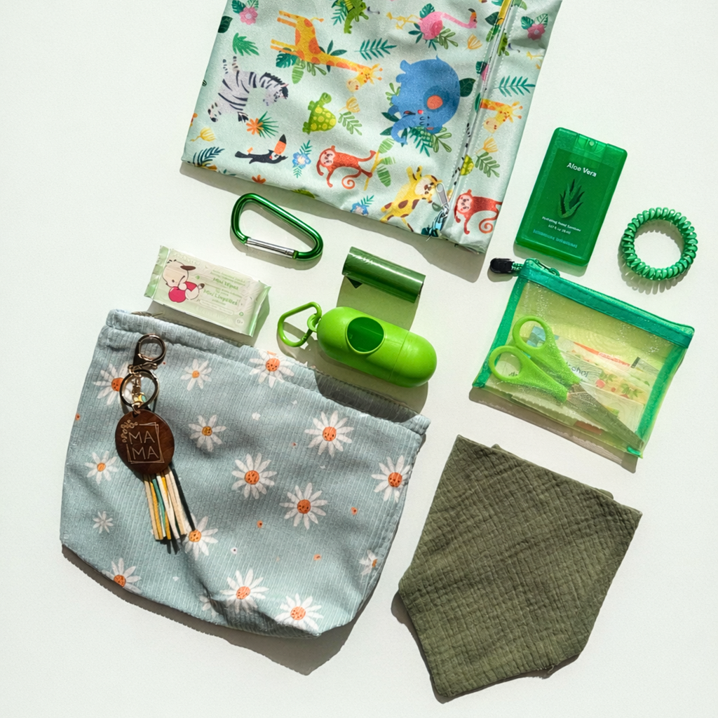 The Diaper Bag Essentials Kit - Green