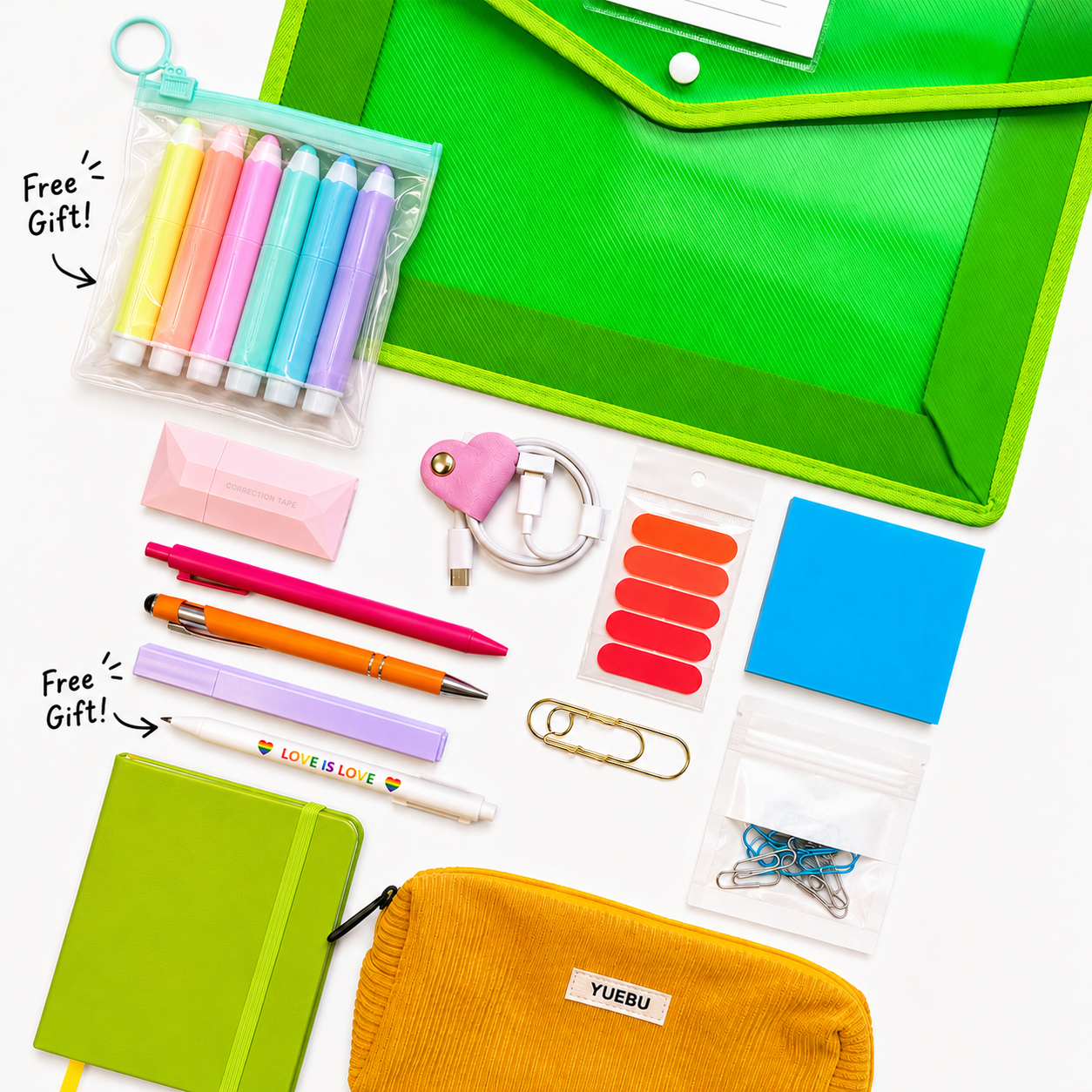The Office Essentials Kit - Rainbow Edition