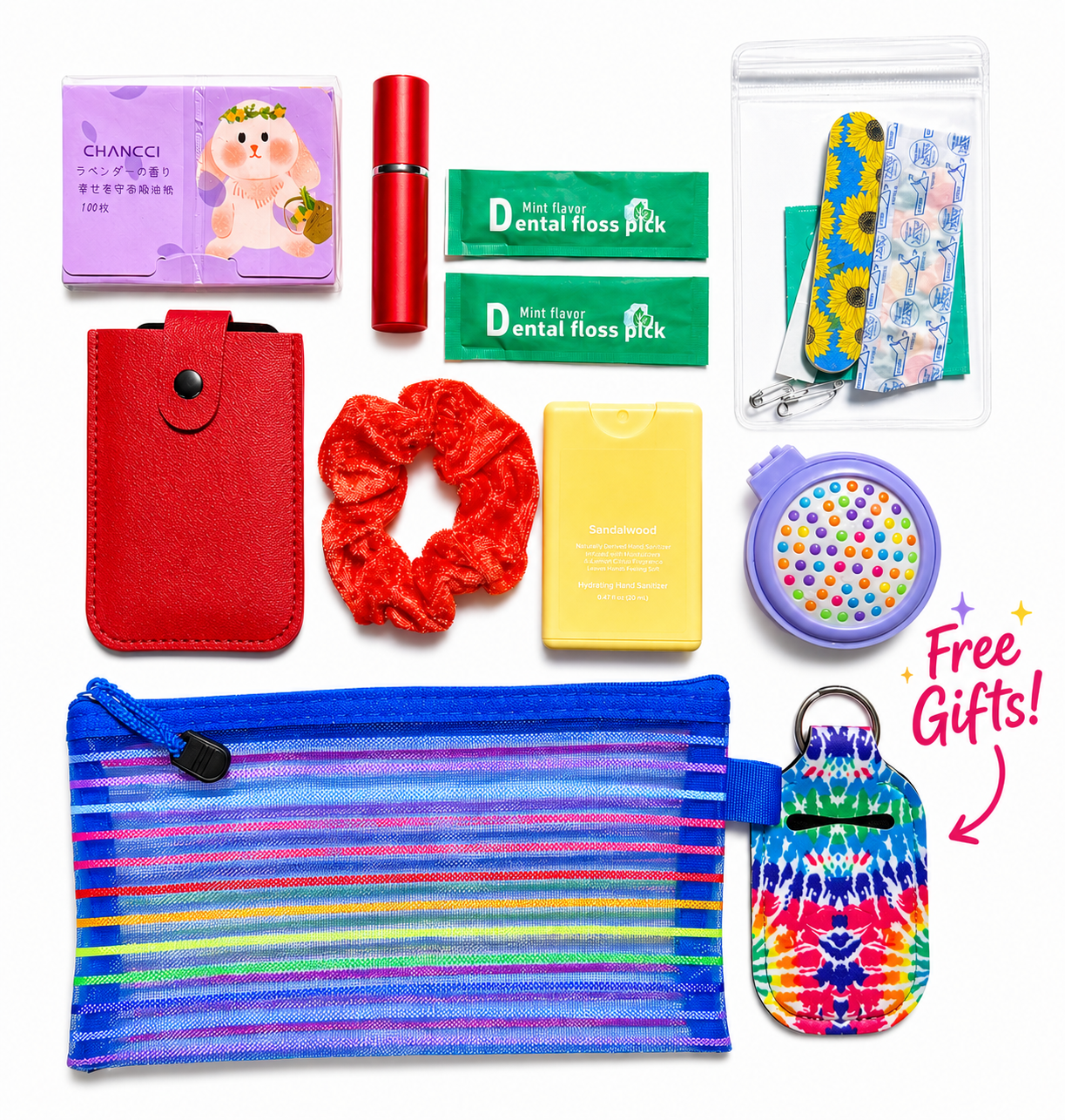 The Purse Essentials Kit - Rainbow Edition