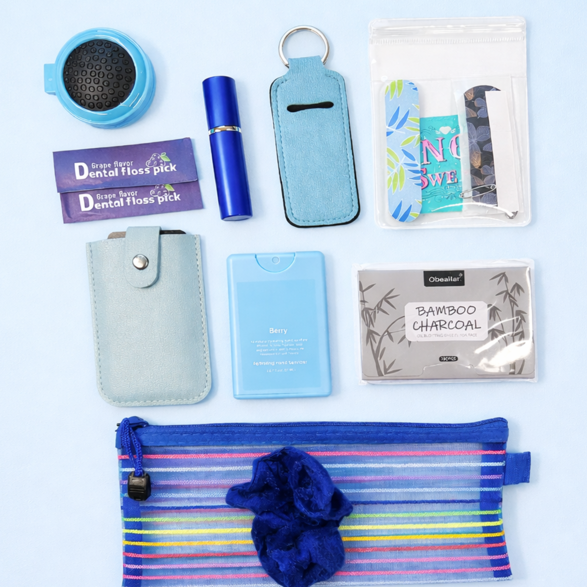 The Purse Essentials Kit - Blue