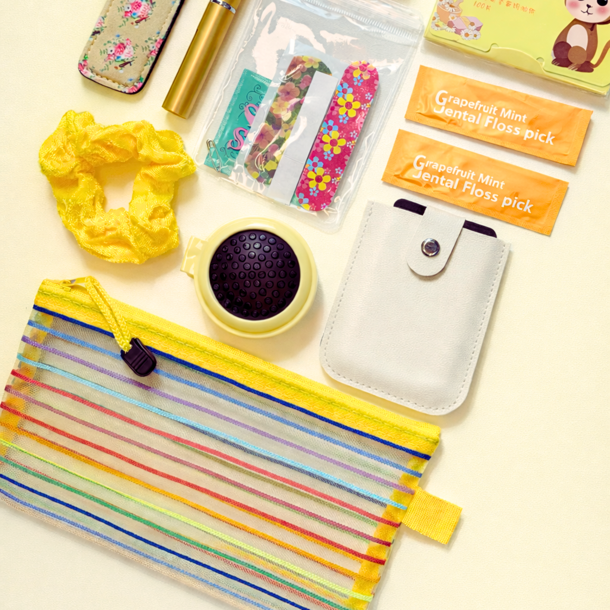 The Purse Essentials Kit - Yellow