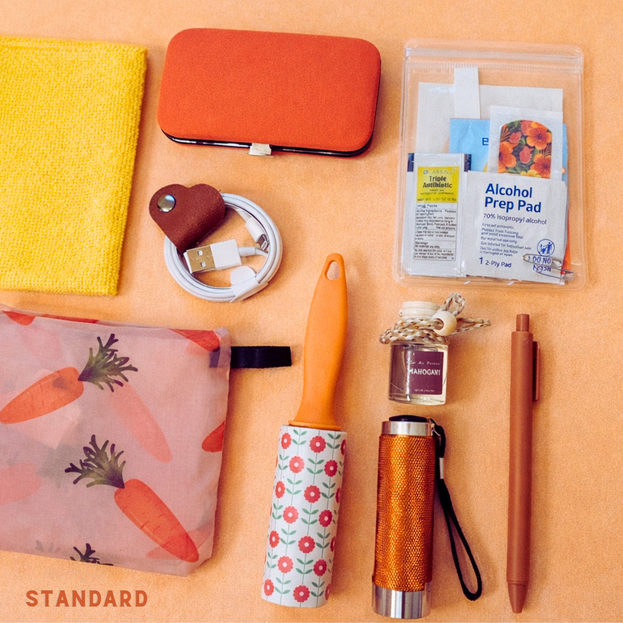 The Car Essentials Kit - Orange