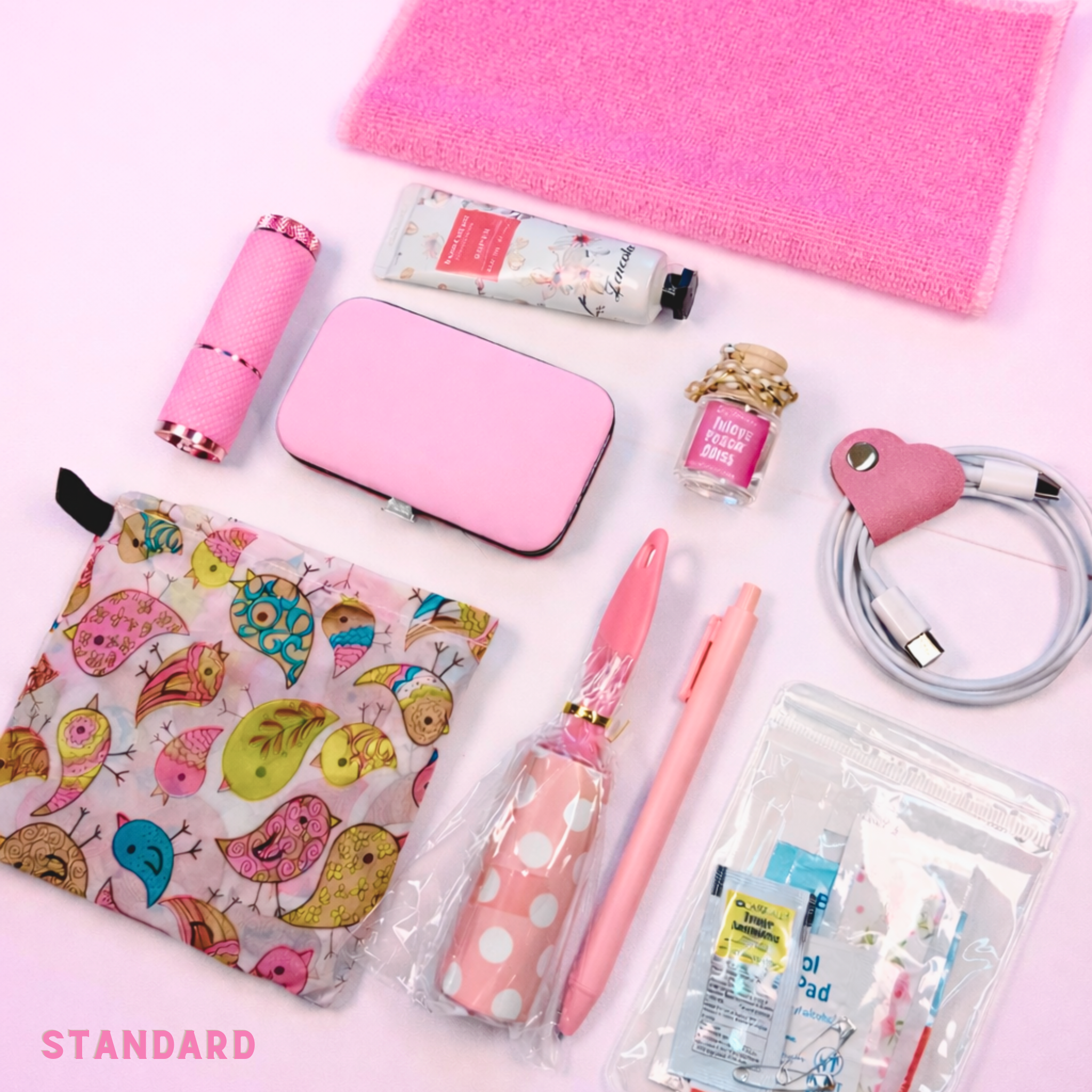 The Car Essentials Kit - Pink