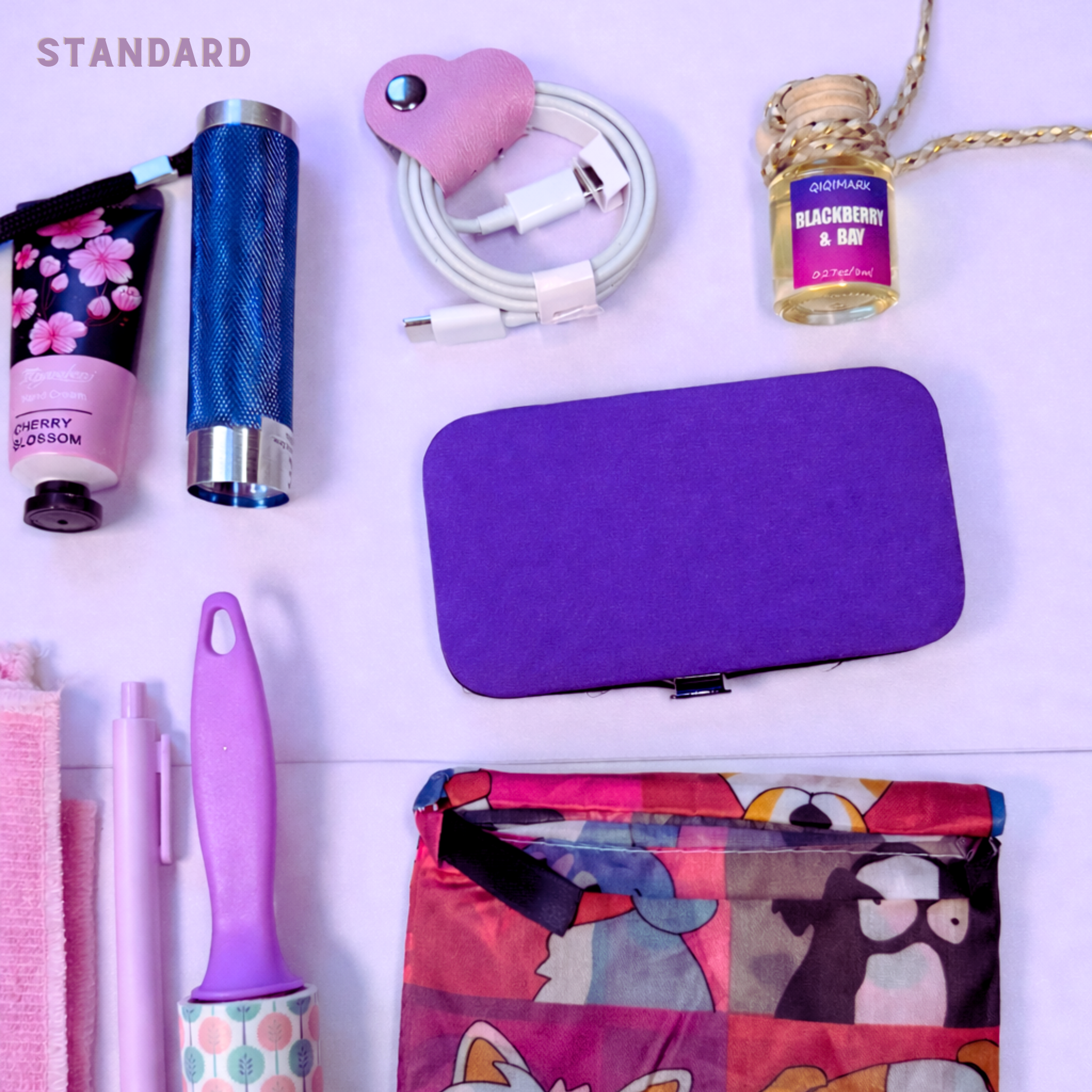 The Car Essentials  Kit - Purple
