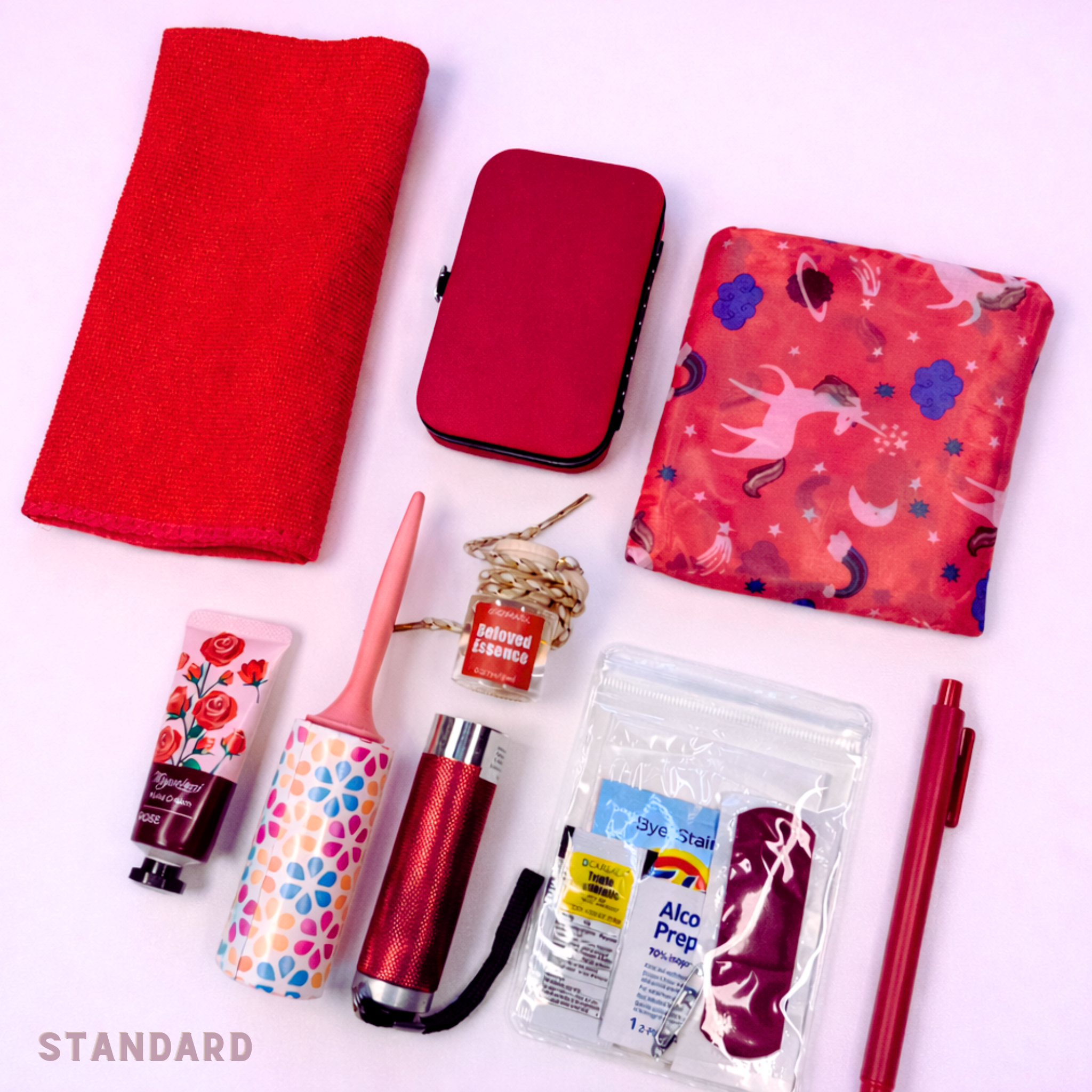 The Car Essentials Kit - Red