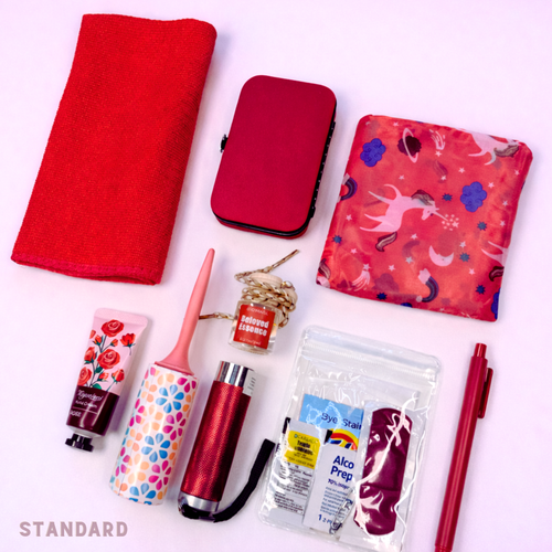 The Car Essentials Kit - Red