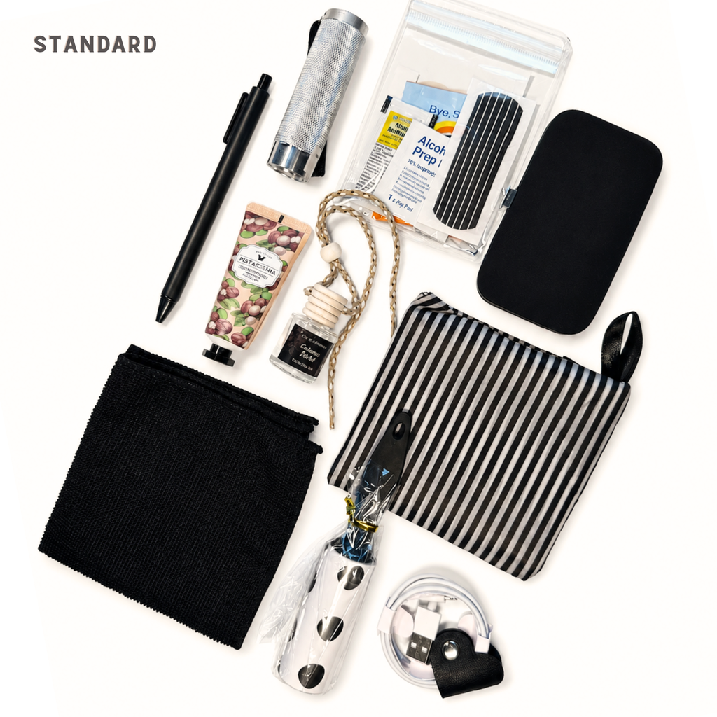 The Car Essentials Kit - Black & White