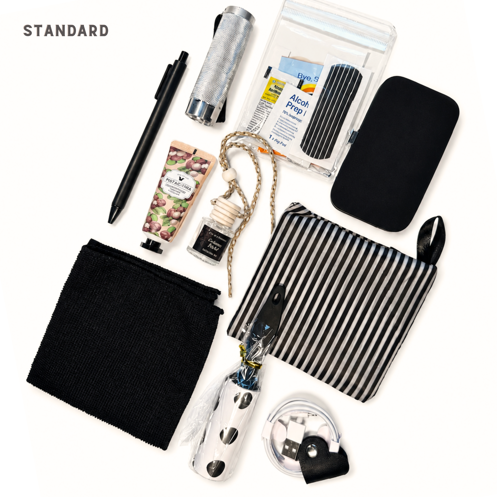 The Car Essentials Kit - Black & White