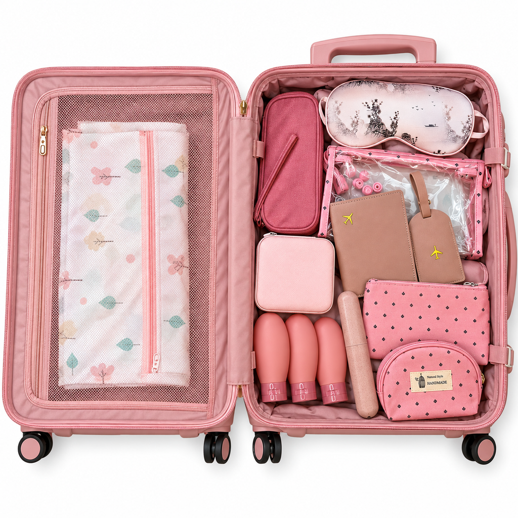 The Travel Essentials Kit - Paradise Pink