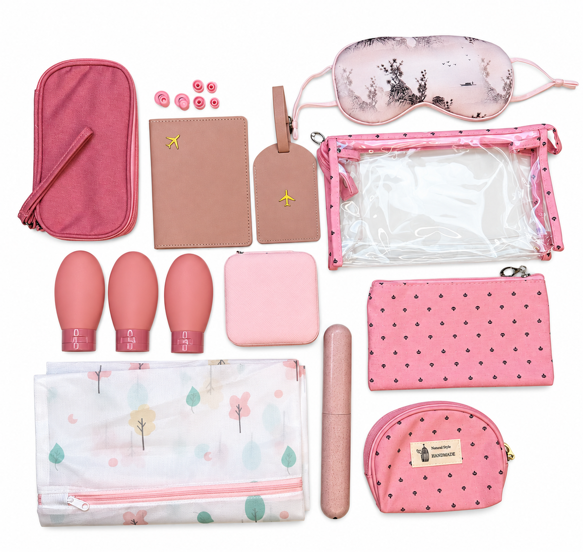 The Travel Essentials Kit - Paradise Pink