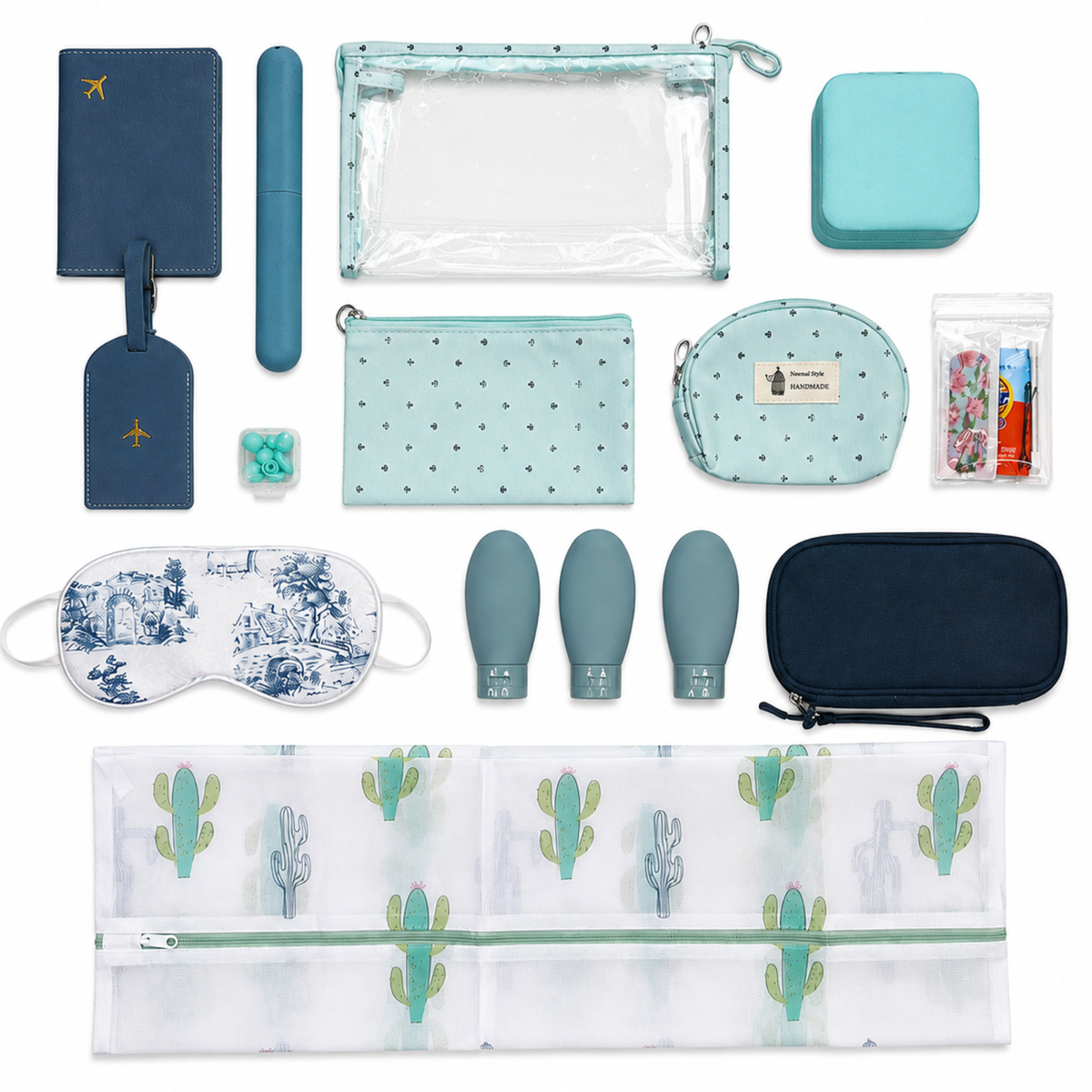 The Travel Essentials Kit - Seafoam Escape
